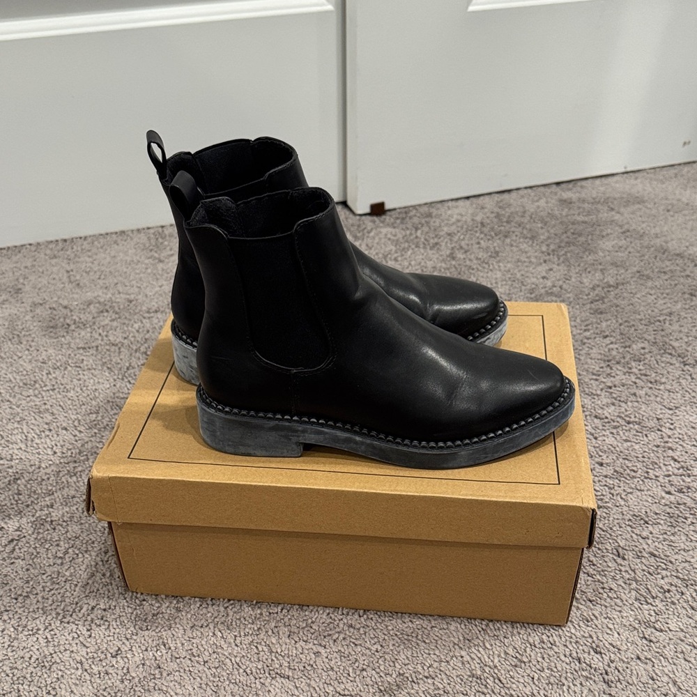 ASOS Black Leather Chelsea Boots